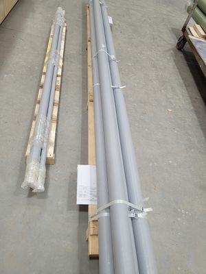 12 मीटर एफआरपी पाइप 50PSI-150PSI डाय 4 इंच फाइबरग्लास ट्यूब
