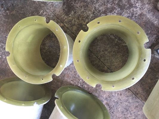 दबाव रेटिंग 50psi फ्लैंग कनेक्शन के साथ अनुकूलित फ्लैंग एफआरपी