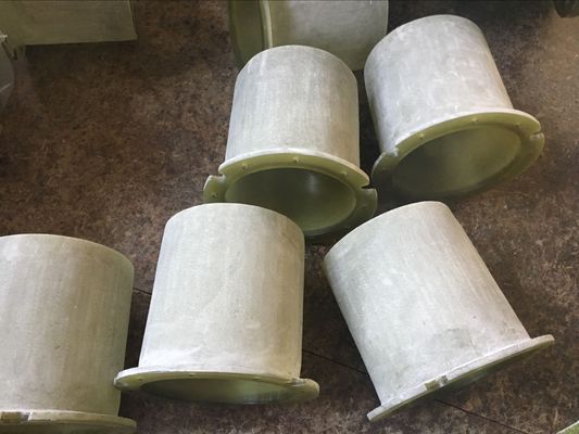 दबाव रेटिंग 50psi फ्लैंग कनेक्शन के साथ अनुकूलित फ्लैंग एफआरपी