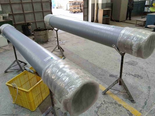 औद्योगिक एफआरपी फाइबरग्लास प्रबलित प्लास्टिक पाइप DN25 सॉकेट कनेक्शन